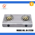 Two burner table gas stove with stainless steel body (JK-212SMS)